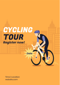 City Cycling Tour Flyer Design