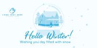 Snow Globe Twitter Post