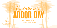 Celebrate Arbor Day Twitter Post