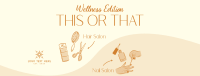 This or That Wellness Salon Facebook Cover Design