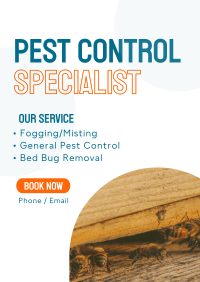 Pest Control Management Flyer