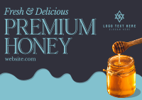 Organic Premium Honey Postcard