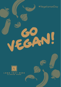 Go Vegan Poster