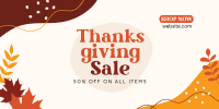 Thanksgiving Flash Sale Twitter Post