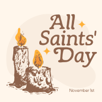 Candles for Saints Instagram Post Design