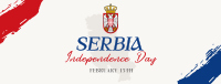 Serbia National Day Facebook Cover