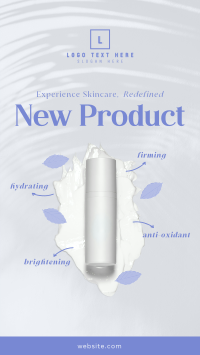 Redefined Skincare Product TikTok Video Design