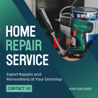 Home Repair Service Instagram Post Design