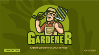Expert Gardener Mascot Animation