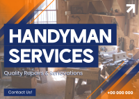 Handyman Services Postcard