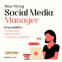 Need Social Media Manager Linkedin Post Design