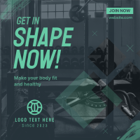 Get In Shape Instagram Post Design