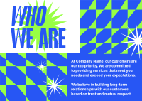 Company Background Postcard example 4