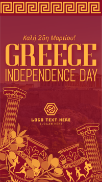 Greece Independence Day Patterns Video