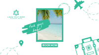 Summer Travel Destination Facebook Event Cover