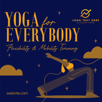 Wellness Yoga Training Instagram Post Design