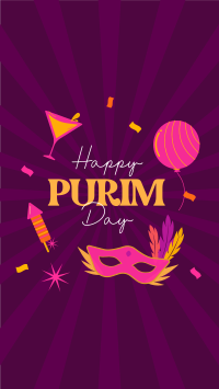 Purim Celebration Instagram Story