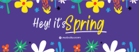 Hey It's Spring Facebook Cover Design