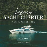 Luxury Yacht Charter Instagram Post