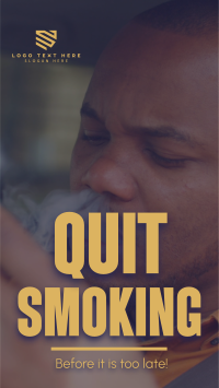 Quit Smoking Today Instagram Reel