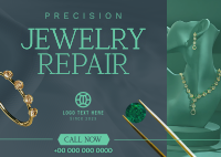 Minimalist Jewelry Repair Postcard