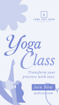 Trendy Yoga Class Facebook Story