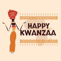 Happy Kwanzaa Celebration  Instagram Post Design