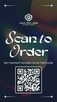 Scan To Order Instagram Story