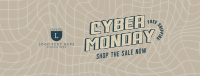 Vaporwave Cyber Monday Facebook Cover Image Preview