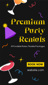 Quirky Party Rental  Instagram Reel Image Preview