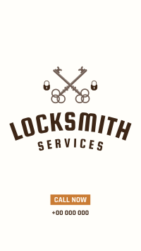 Locksmith Emblem Facebook Story