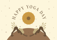 Mystical Yoga Postcard