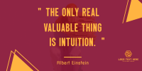 Intuition Philosophy Twitter Post