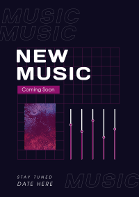 Upcoming Music Tracks Poster