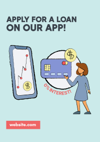 Finance App Benefits Poster