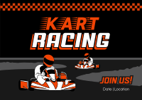 Race Cart Postcard example 1