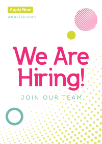 Circles & Patterns Hiring Poster