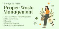 Proper Waste Management Twitter Post