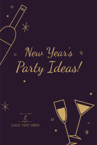 New Year's Party Ideas Pinterest Pin