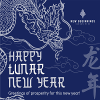 Prosperous Lunar New Year Instagram Post Image Preview