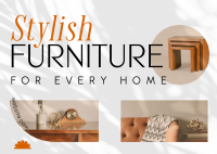 Stylish Furniture Postcard