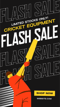 Cricket Equipment Sale Video