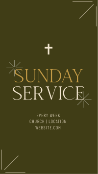 Earthy Sunday Service Instagram Reel