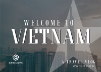 Vietnam Cityscape Travel Vlog Postcard Image Preview