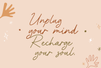 Unplug your mind Pinterest Cover