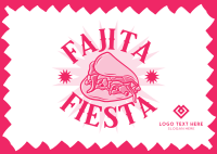 Fajita Fiesta Postcard
