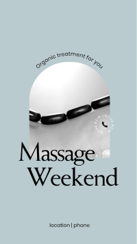 Massage Weekend Instagram Story