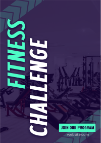 Fitness Challenge Flyer