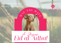 Greater Eid Ram Greeting Postcard Image Preview