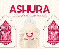 Decorative Ashura Facebook Post